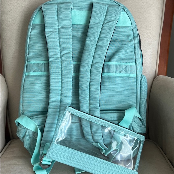 USED ONCE Lug Legacy Collection Puddle Jumper Backpack in Brushed Aquamarine 🎒 - Picture 2 of 12